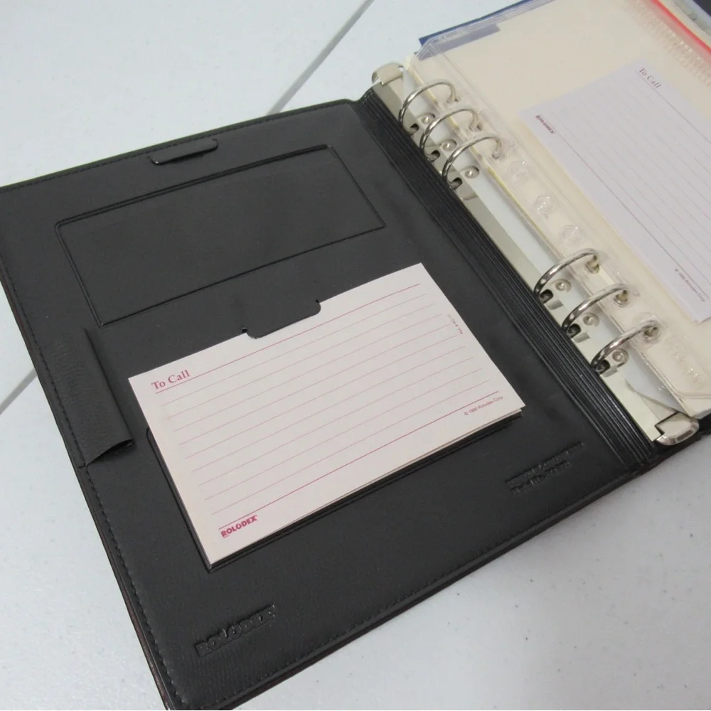 Vintage 1990 Rolodex Personal Organizer Day Planner